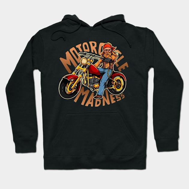 MOTORBIKE RACER Hoodie by ReignGFX